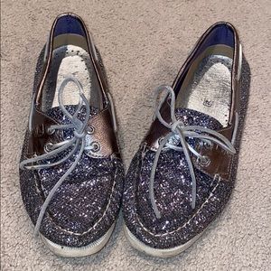 DONATED* Sperry sequin authentic women shoes